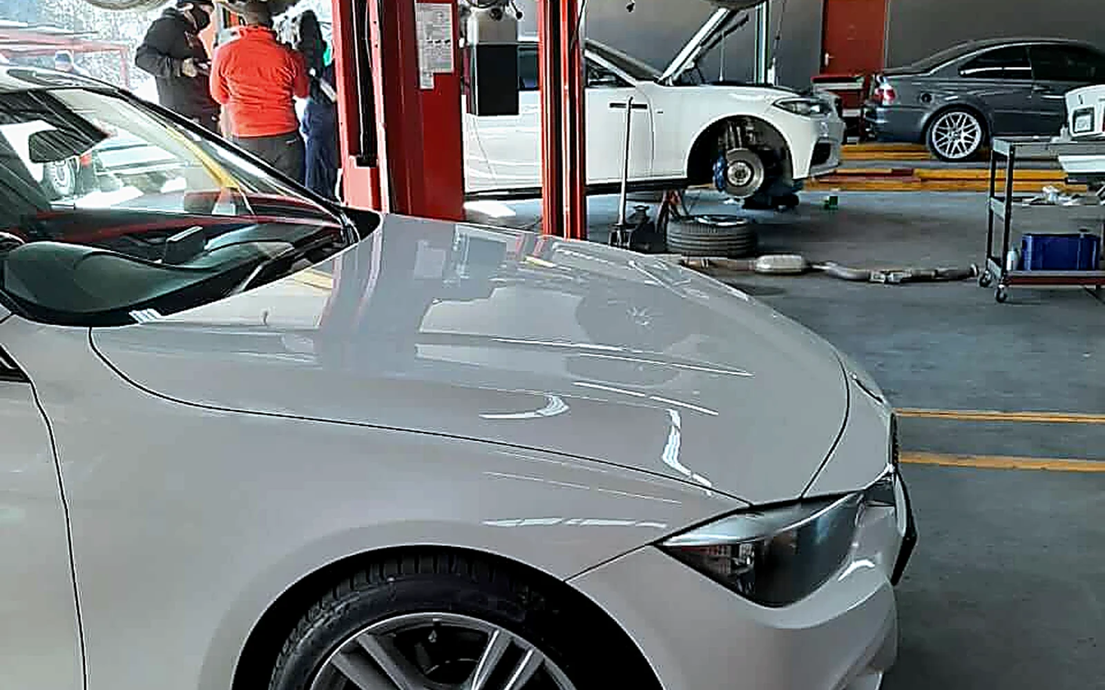 Inside the GP Motor Works workshop