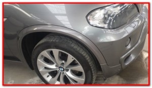 BMW X5 mag and wheel arch trim repair - GP Motor Works