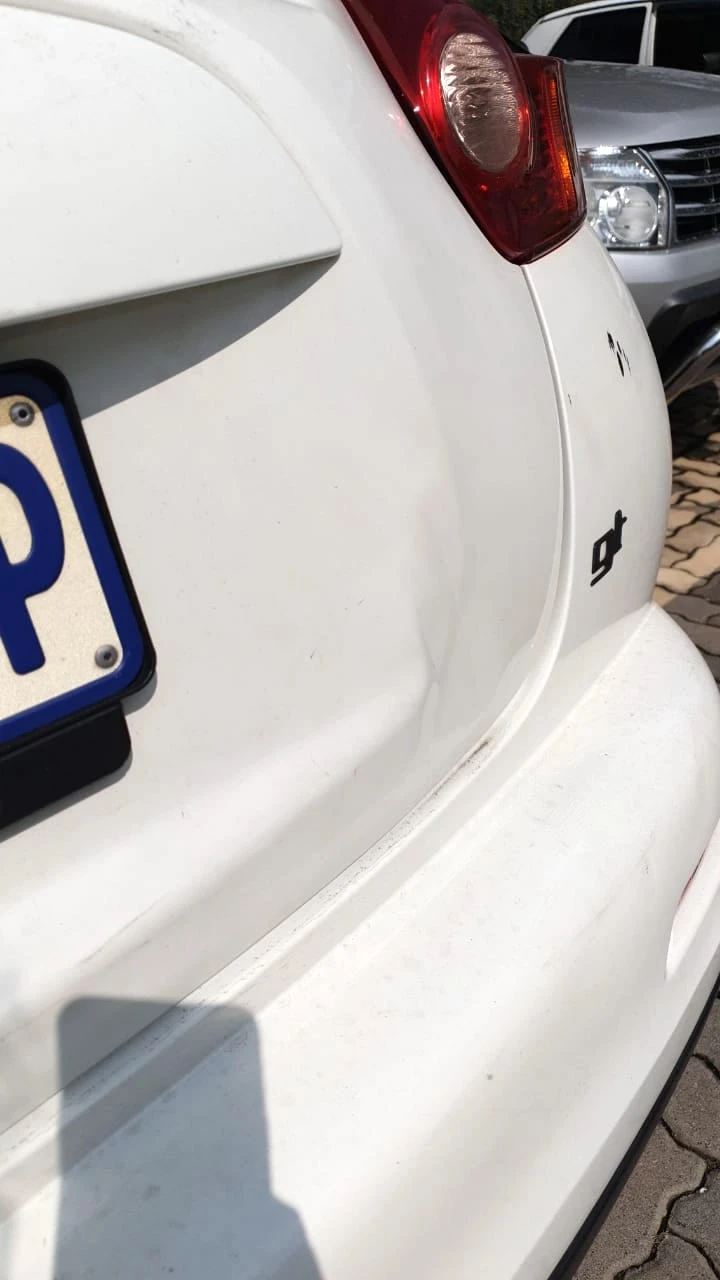 Nissan Juke Hatch & Bumper Repair — Nissan Juke hatch damage scratches