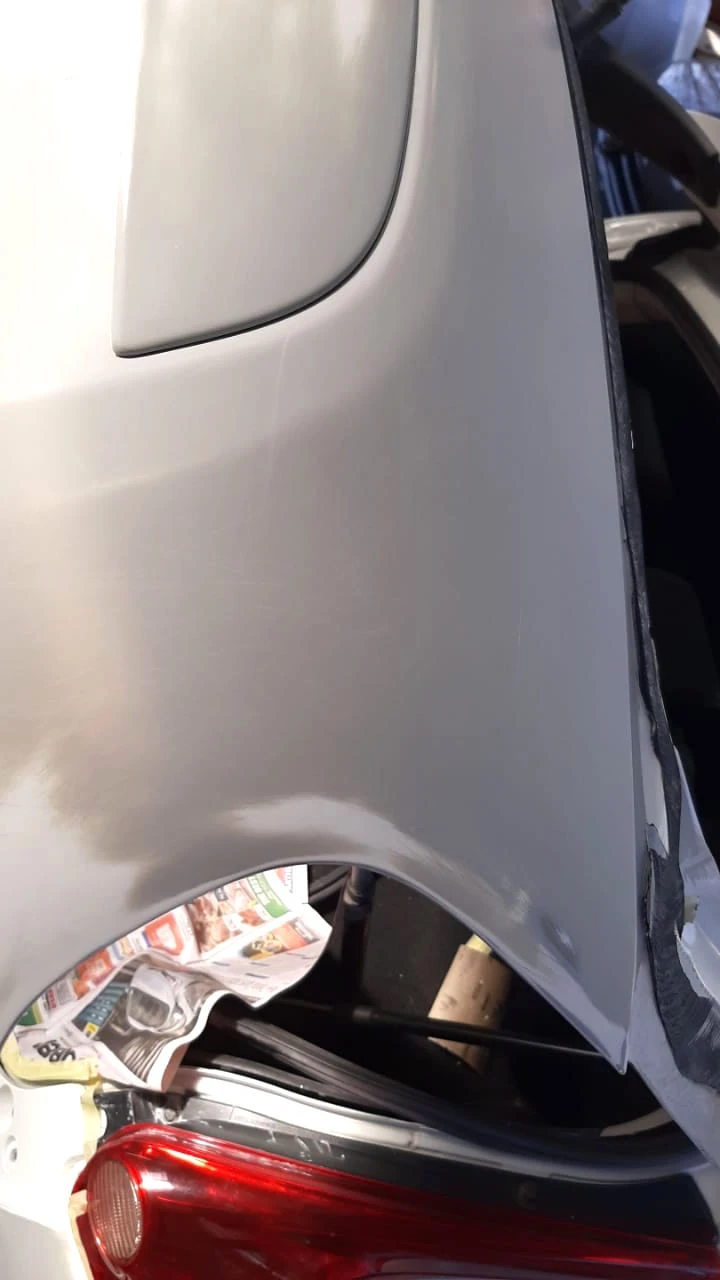 Nissan Juke Hatch & Bumper Repair — Nissan Juke panel repair undercoat 2