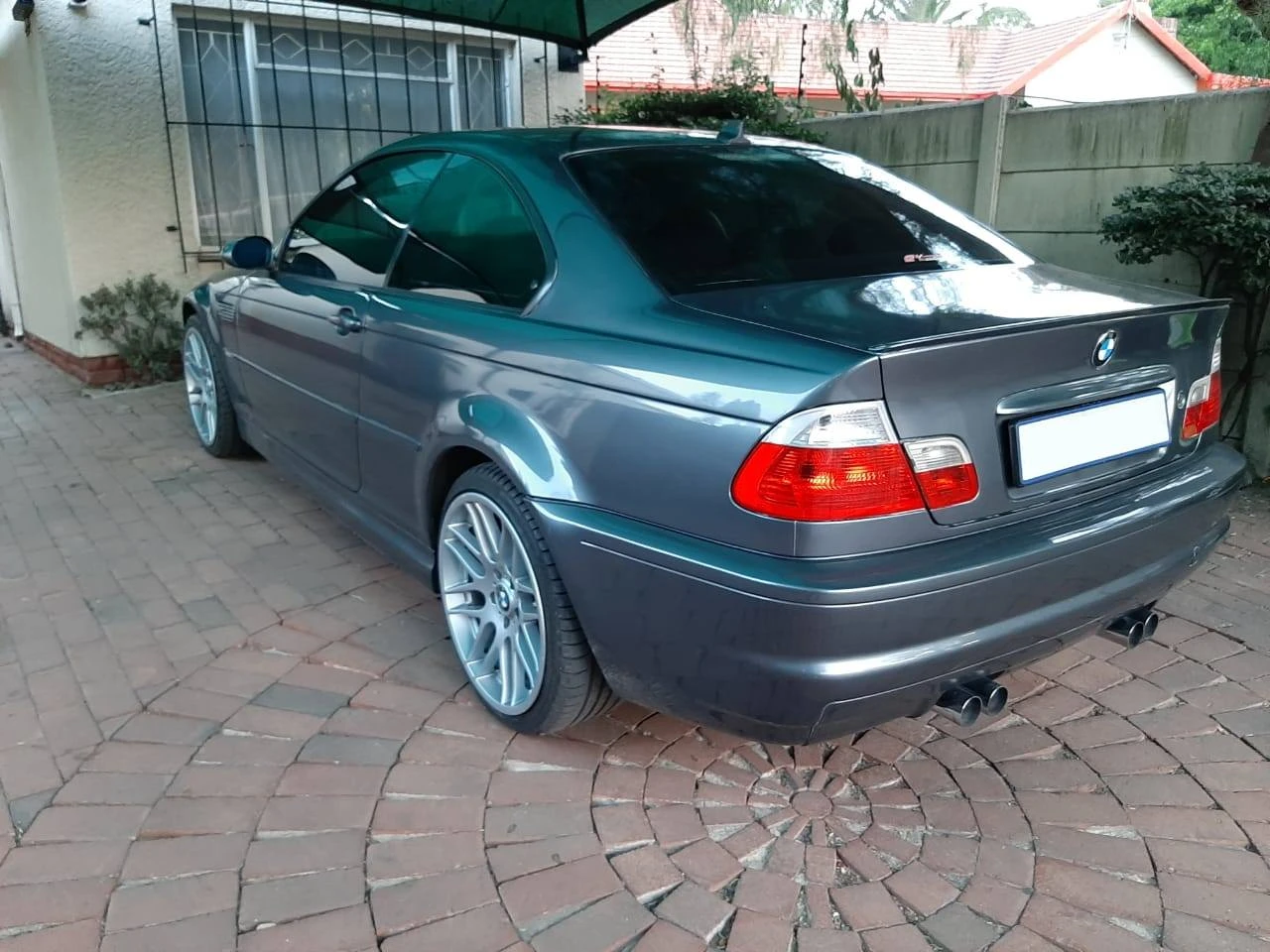 BMW M3 Restoration — BMW M3 full respray and cylinder head overhaul rear view