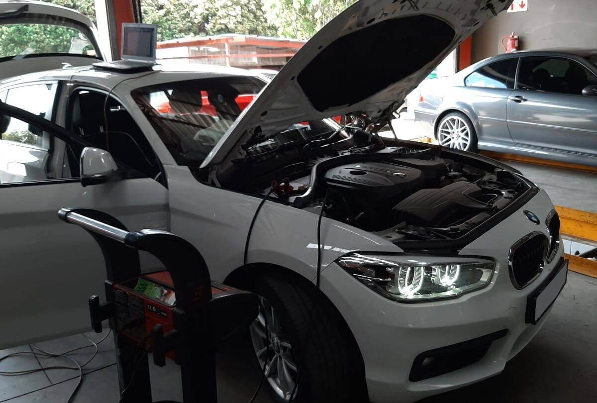 BMW Not Starting and Bumper Damage