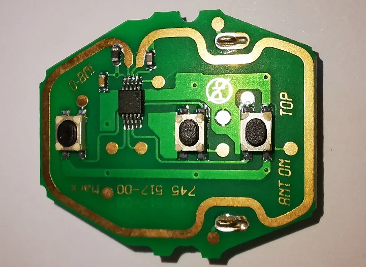 Why Electronics Fail — BMW E46 Key PC board 2