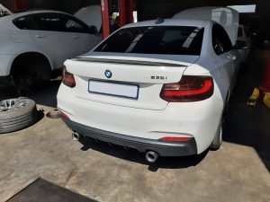 BMW 235i F22 - aircon not blowing cold and oil service at GP Motor Works