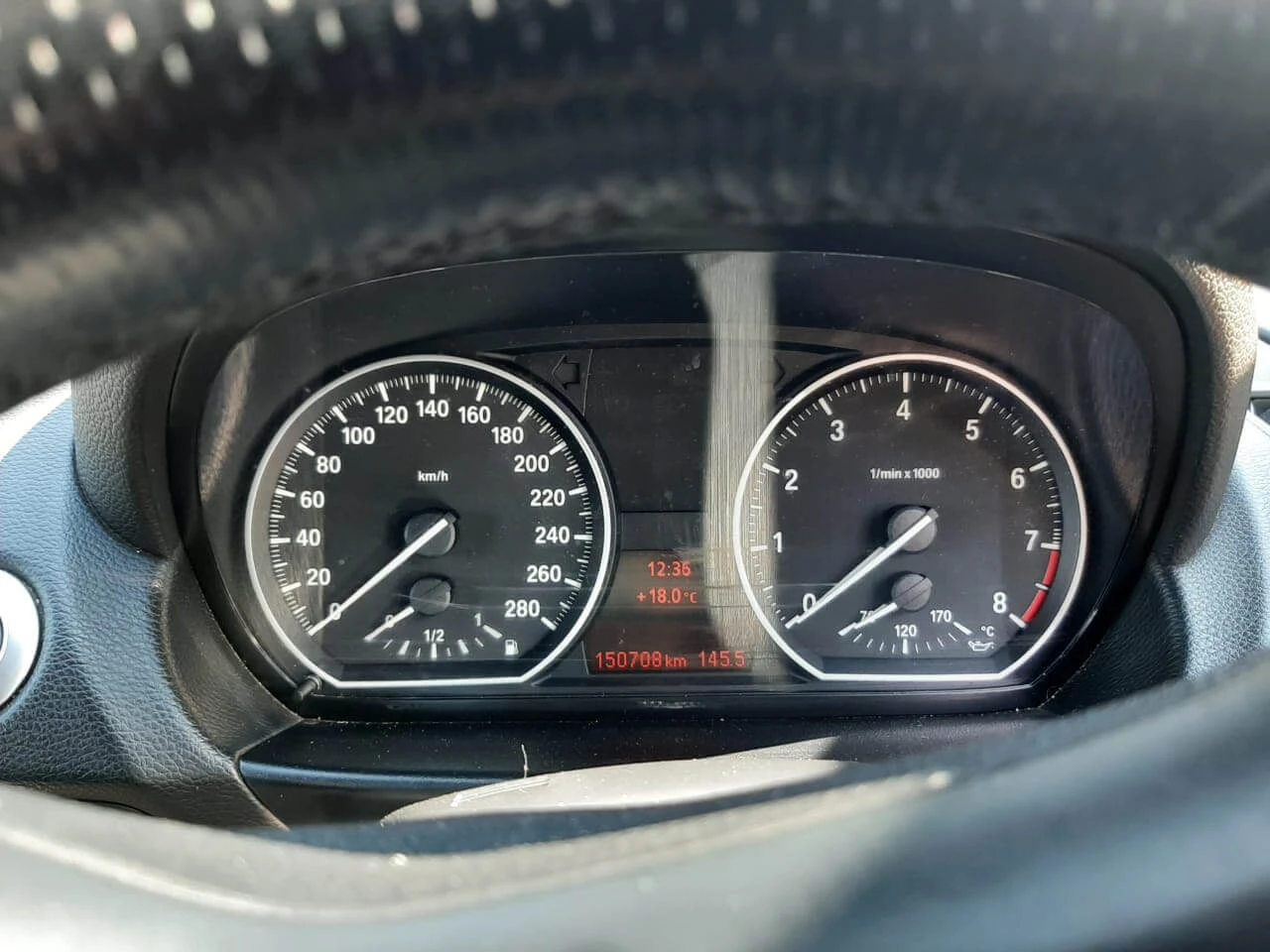 BMW 135i E88 N54 Convertible 2010 — Sold — BMW 135i E88 N54 2010 Convertible instrument panel