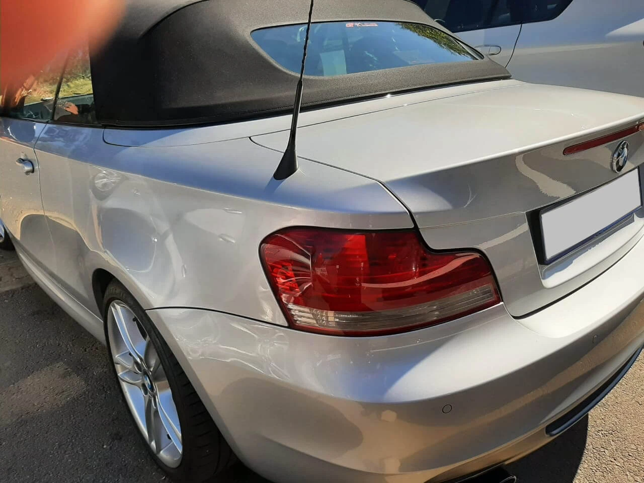 BMW 135i E88 N54 Convertible 2010 — Sold — BMW 135i E88 N54 2010 Convertible rear left angle view