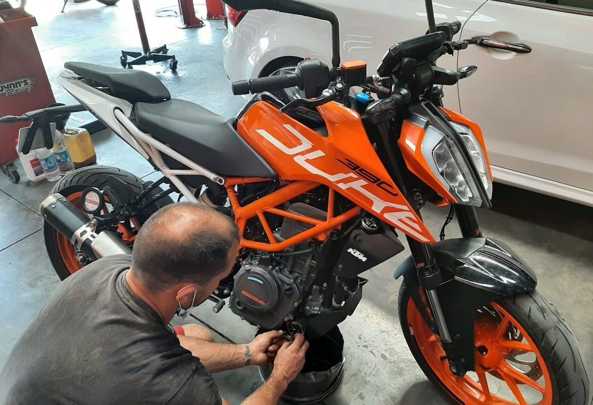 KTM Duke 390 Motorcycle Service