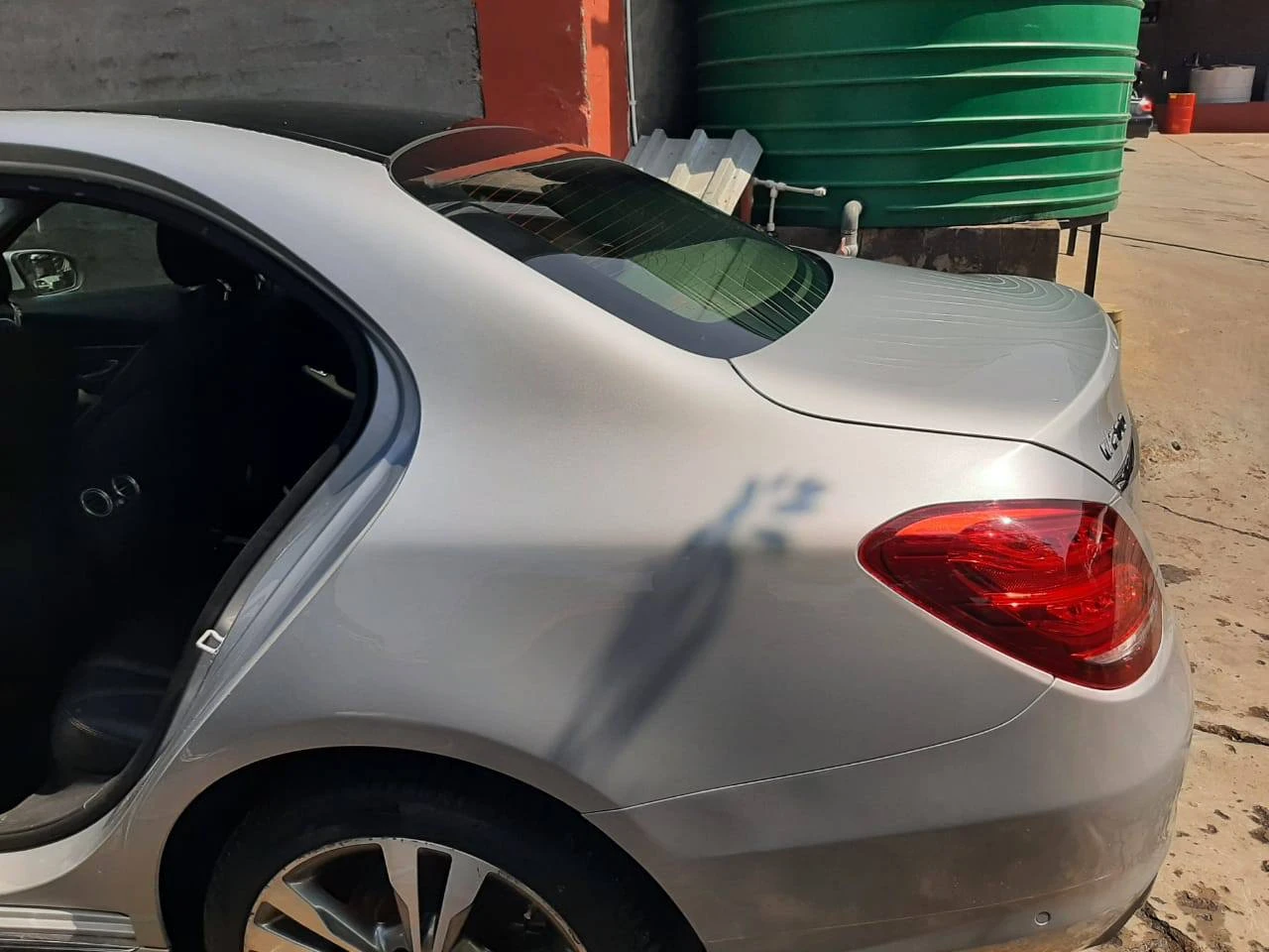 Mercedes-Benz C200 Bumper & Fender Repair — Mercedes Benz C200 205 fender damage