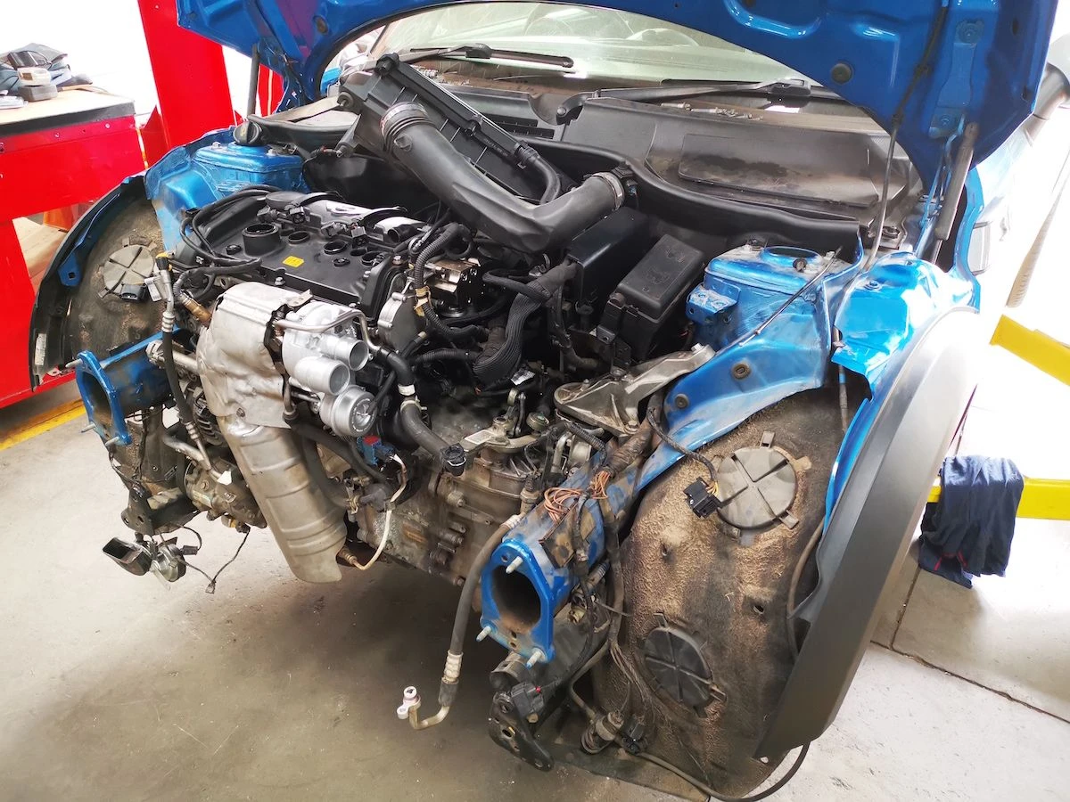 MINI Cooper S R56 Engine Replacement & Clutch & Turbo Recon — Mini Cooper S R56 engine replacement 2