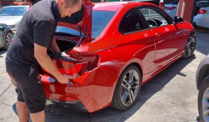 BMW 220d F22 with intermittent rear light failure and needing an oil service at GP Motor Works