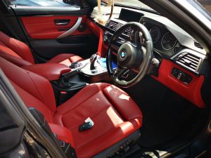 BMW 435i Gran Coupe F36 - interior view - brakes and discs replacement at GP Motor Works