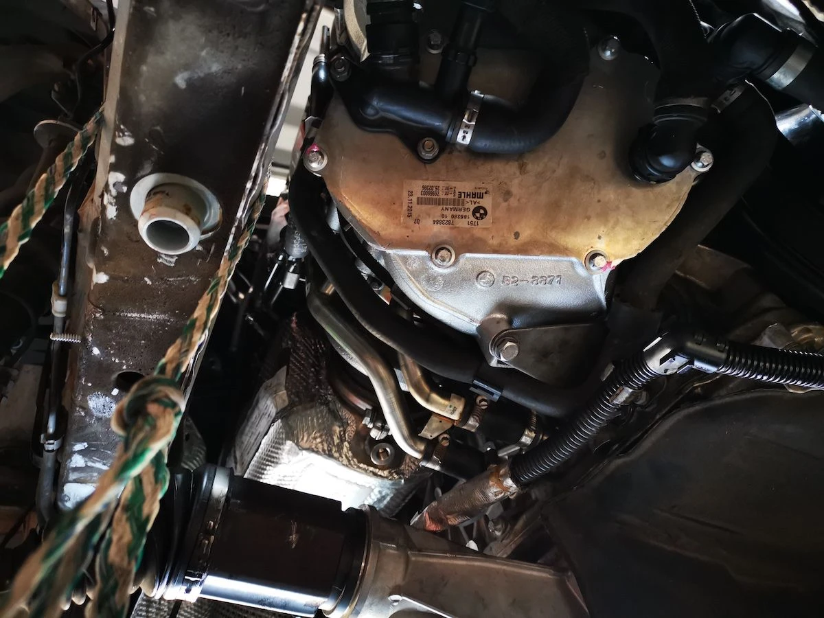 BMW X5 M50d Turbo & DPF Repair — BMW X5 F15 M50d Turbos recon DPF unit replaced 1