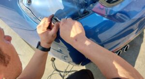 BMW 428 - repair burnt out wiring connector tail light at GP Motor Works