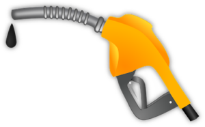 Petrol pump graphic at GP Motor Works