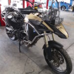 BMW F800 GS Motorcycle in at GP Motor Works because it was not starting & also needing a full service