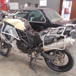 BMW F800 GS Motorcycle in at GP Motor Works because it was not starting & also needing a full service