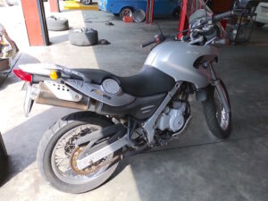 BMW F650GS Motorcycle brought into GP Motor Works with no drive.