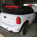 Mini Cooper S Countryman with major water leaks in for repair at GP Motor Works