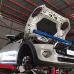 Mini Cooper undergoing clutch replacement at GP Motor Works