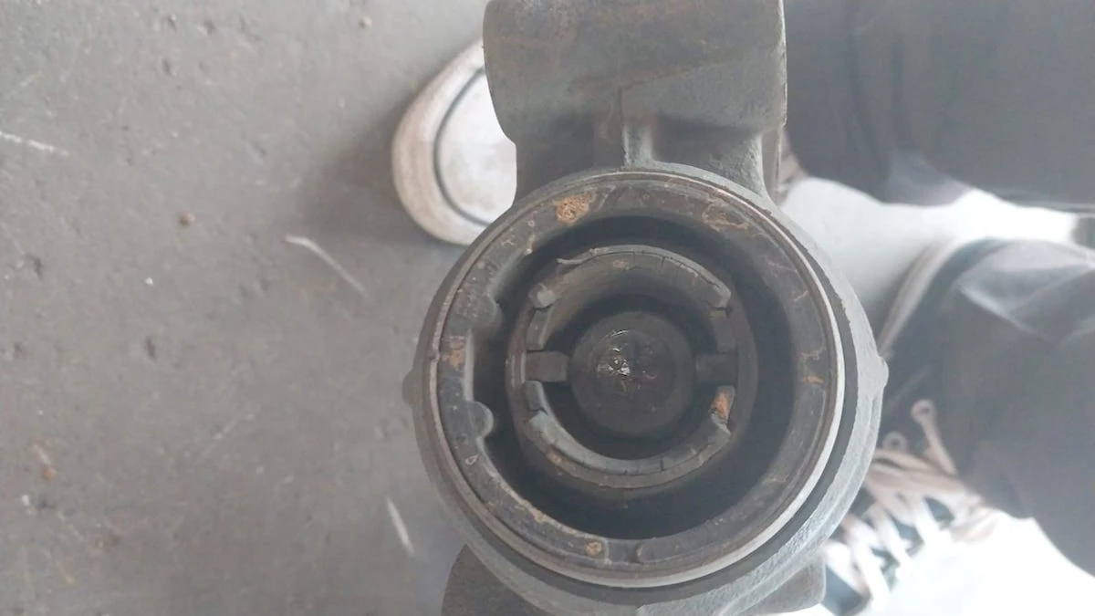 MINI Cooper Troublesome Knocking Noise — Mini Cooper control arm bush damaged