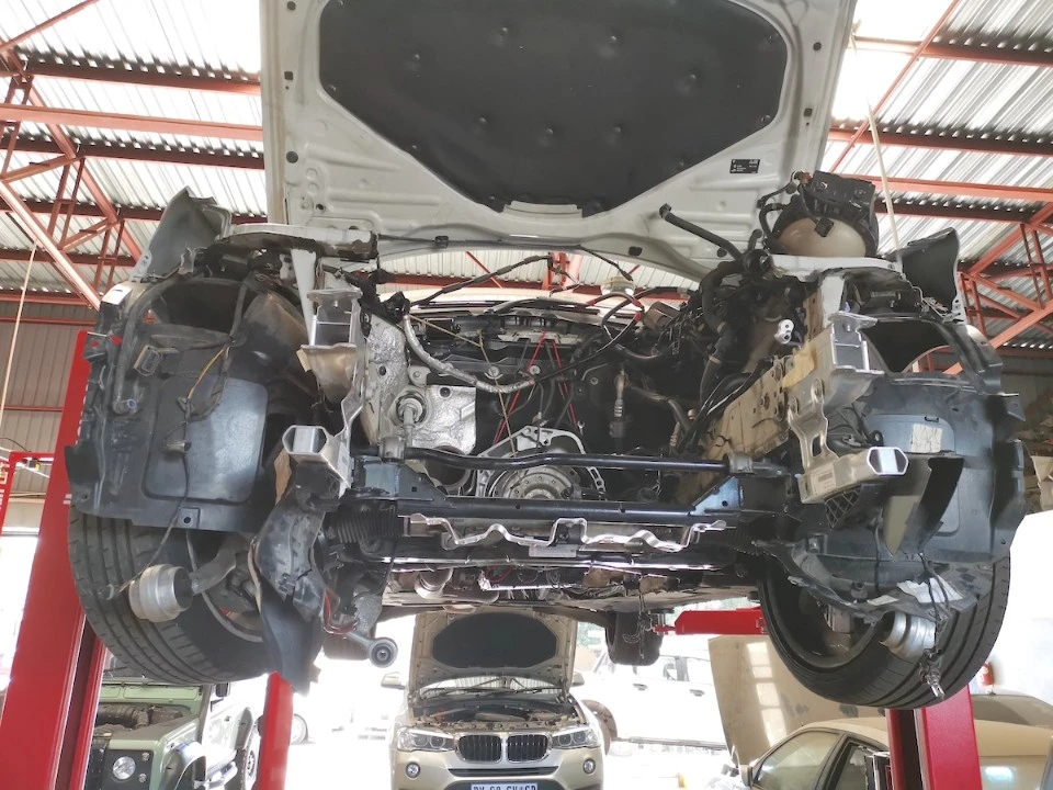 BMW 228i With Intermittent Misfire — BMW 228i collapsed pistons engine removed