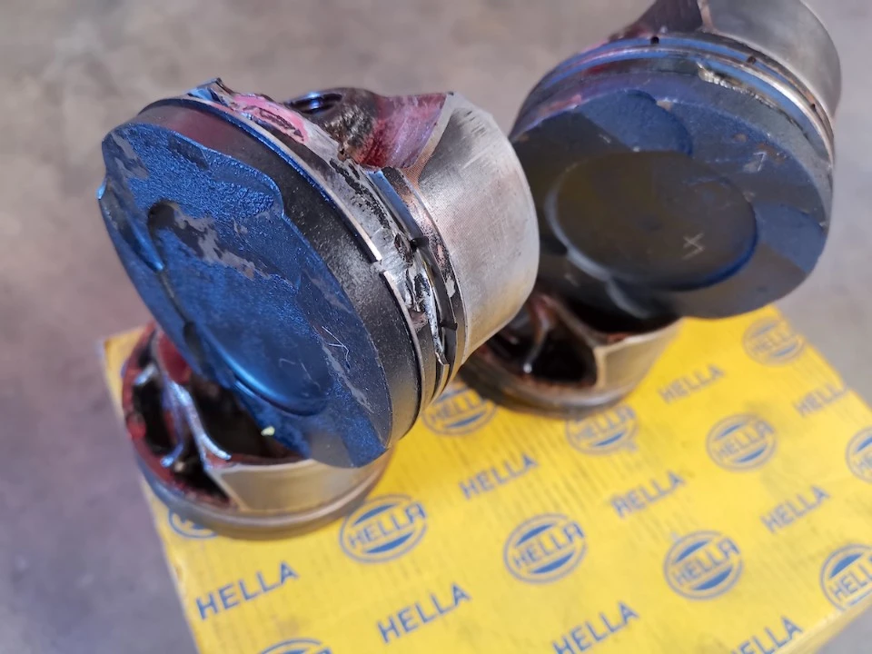BMW 228i With Intermittent Misfire — BMW 228i damaged pistons