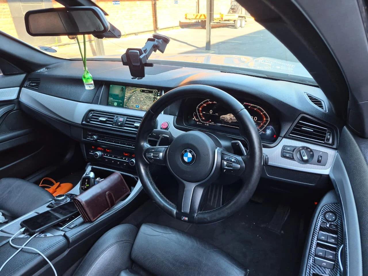 Upgraded BMW infotainment screen and digital dashboard at GP Motor Works